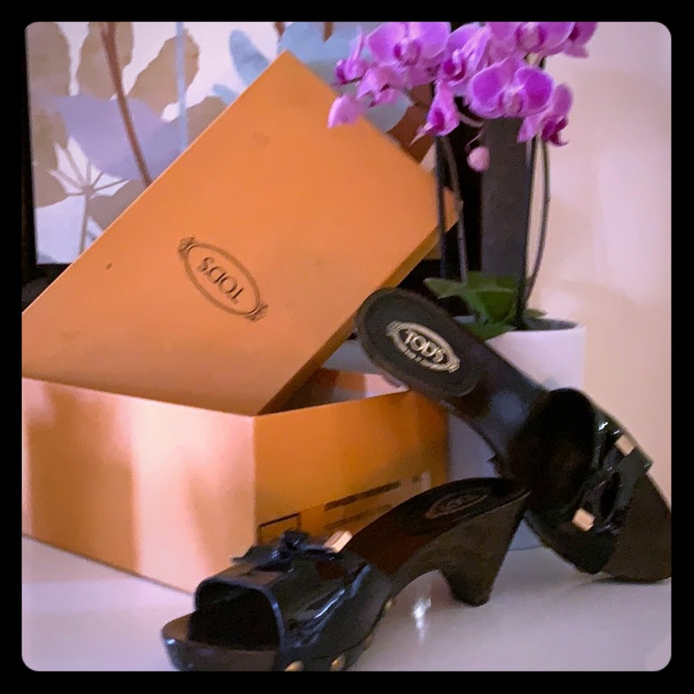 Black clogs Tods
